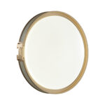 7654/DL COLOR SN 132 Светильник пластик/белый/серый/золотой LED 48Вт 4000К D405 IP43 FAVEMO GREY — изображение 4