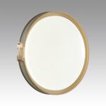 7654/DL COLOR SN 132 Светильник пластик/белый/серый/золотой LED 48Вт 4000К D405 IP43 FAVEMO GREY — изображение 6