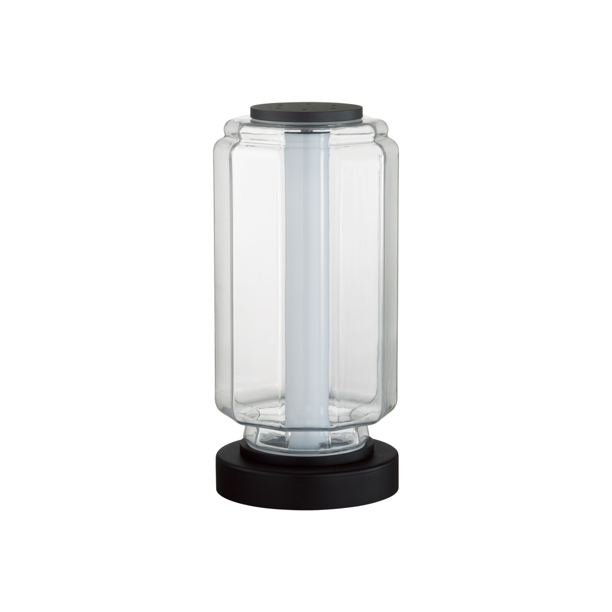 0047247 5409/10TL HIGHTECH ODL_EX24 105 черный/прозрачный/металл/стекло/акрил Настольная лампа LED 10W 3000K 700Лм JAM — изображение 1