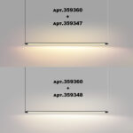 359347 KONST NT24 056 черный Светильник линейный светодиодный IP20 LED 16W 170-265V 3000K 1232Лм VITZ — изображение 7