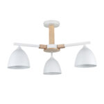 8095/3C MODERNI LN26 340 белый/белый металл, дерево/металл Люстра потолочная Е27 3*60W 220V COLANGE