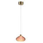 7043/4L L-VISION ODL25 249 Подвесной светильник бордовый/бронз/металл/стекло IP20 LED 4W 3000K 220V MELA — изображение 2