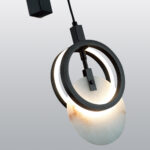 5422/17WL HIGHTECH ODL_EX25 083 черный/металл/алебастр Настенный светильник LED 17W 3000K 986Лм MERCURY — изображение 6