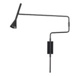 7031/1W HIGHTECH ODL25 271 Настенный светильник с выкл. черный/металл IP20 GU10 LED 10W 220V IZZY