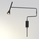 7031/1W HIGHTECH ODL25 271 Настенный светильник с выкл. черный/металл IP20 GU10 LED 10W 220V IZZY — изображение 5