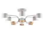 8231/6C COMFI LN26 336 белый, металл/дерево/пластик Светильник потолочный LED GX53 6*9W 220V RONDO — изображение 3