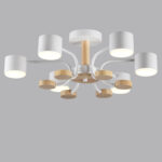 8231/6C COMFI LN26 336 белый, металл/дерево/пластик Светильник потолочный LED GX53 6*9W 220V RONDO — изображение 4