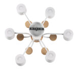 8231/6C COMFI LN26 336 белый, металл/дерево/пластик Светильник потолочный LED GX53 6*9W 220V RONDO — изображение 5
