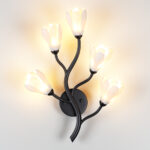 5090/5W MODERN ODL25 553 черный матовый/белый/фарфор Бра G4 LED 5*5W GARDI — изображение 3