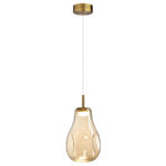 5098/4L PENDANT ODL25 365 античн.бронза/янтарный/металл/стекло Подвес LED 4W 4000K 388Лм NAVE — изображение 3