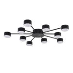 8344/10C COMFI LN26 251 черный, металл Люстра GX53 LED 10*7W 220V TORINA