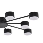 8344/10C COMFI LN26 251 черный, металл Люстра GX53 LED 10*7W 220V TORINA — изображение 7