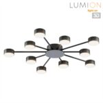 8344/10C COMFI LN26 251 черный, металл Люстра GX53 LED 10*7W 220V TORINA — изображение 9
