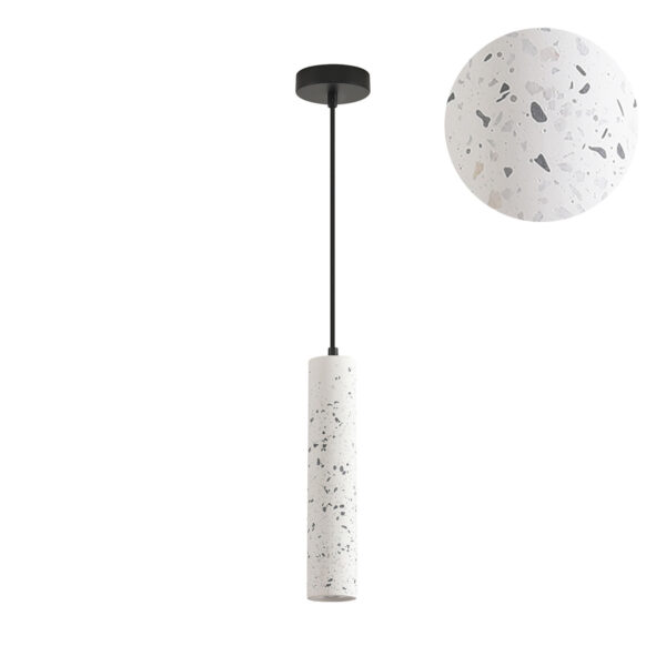 8356/1A SUSPENTIONI LN26 331 черный/белый, металл/цемент Подвес GU10 LED 5W 220V SHAMAREL