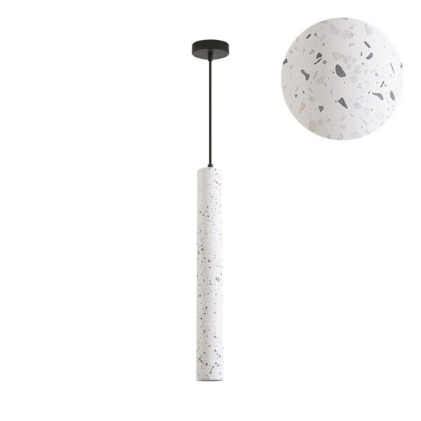 8356/1B SUSPENTIONI LN26 332 черный/белый, металл/цемент Подвес GU10 LED 5W 220V SHAMAREL