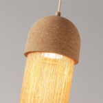 7073/1 ECODESIGN ODL26 187 Подвесной светильник бежевый/пробка/нити/металл IP20 LED GU10 5W 220-240V CORK — изображение 3