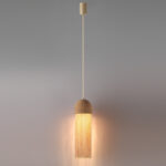 7073/1 ECODESIGN ODL26 187 Подвесной светильник бежевый/пробка/нити/металл IP20 LED GU10 5W 220-240V CORK — изображение 6
