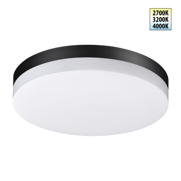 359730 STREET NT25 780 черный Светильник ландшафтный с переключ. цв. температуры и мощности IP65 LED 20/25/30W 180-265V 2700К3200К4000К OPAL