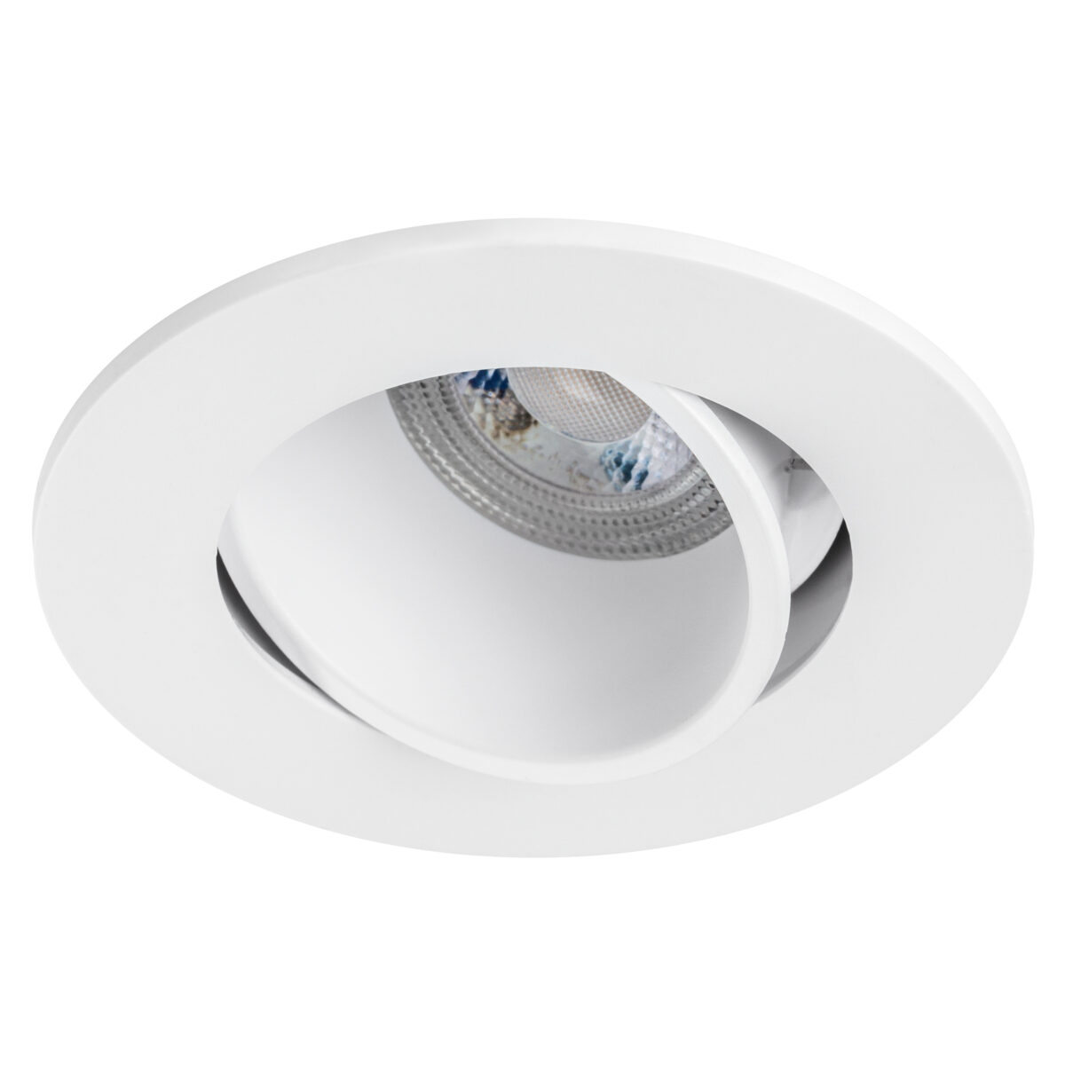 012606_2500 012606 Рамка (светильник) PVC д/LED-модулей 941хх и LED-ламп D50мм SINGO ROUND БЕЛЫЙ — изображение 1