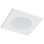 012816 Рамка (светильник) PVC д/LED-модулей 941хх и LED-ламп D50мм PIANO QUAD БЕЛЫЙ IP65 — изображение 5