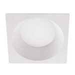012926 Рамка (светильник) PVC д/LED-модулей 941хх и LED-ламп D50мм PIANO QUAD БЕЛЫЙ IP65 — изображение 3