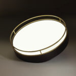 7723/100L AVRA LED SN 593 Светильник металл/пластик/белый/черный/золотой LED 100Вт 3000-6000K D600 IP20 пульт ДУ LOFTY — изображение 7