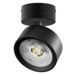 A5637SO Светильник ALTA PRO накладной LED 30W 3510LM 36G ЧЕРНЫЙ 3000K с накл. чашей (215637 + 215017 + 215010-30)