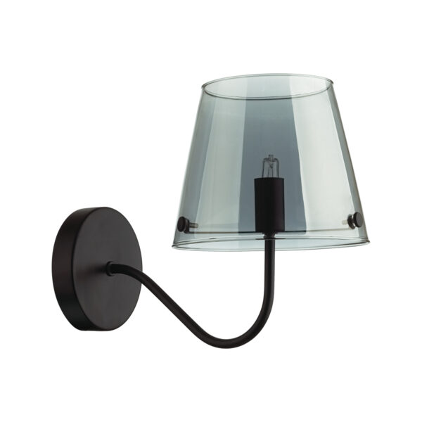 6570/1W MODERNI LN26 212 черный/дымчатый/металл/стекло Бра G9 1*20W 220V SMOKY