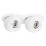 i6266262 Светильник INTERO LED 9W*2 850LM*2 24G БЕЛЫЙ 3000K (217626+217062+217062)