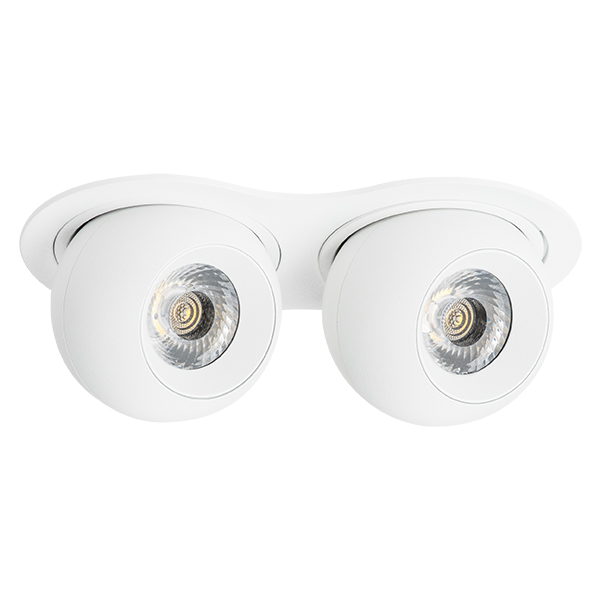 i6266262 Светильник INTERO LED 9W*2 850LM*2 24G БЕЛЫЙ 3000K (217626+217062+217062)