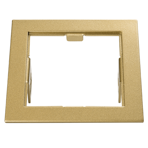 214513 Рамка DOMINO QUADRO MR16 ЗОЛОТО
