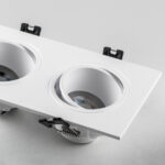 012626 Рамка (светильник) PVC д/LED-модулей 941хх и LED-ламп D50мм SINGO 2X QUAD БЕЛЫЙ — изображение 4