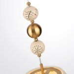 5444/1A PENDANT ODL_EX26 031 бежевый/античная бронза/металл/керамика Подвес E27 1*40W KARELIA — изображение 7