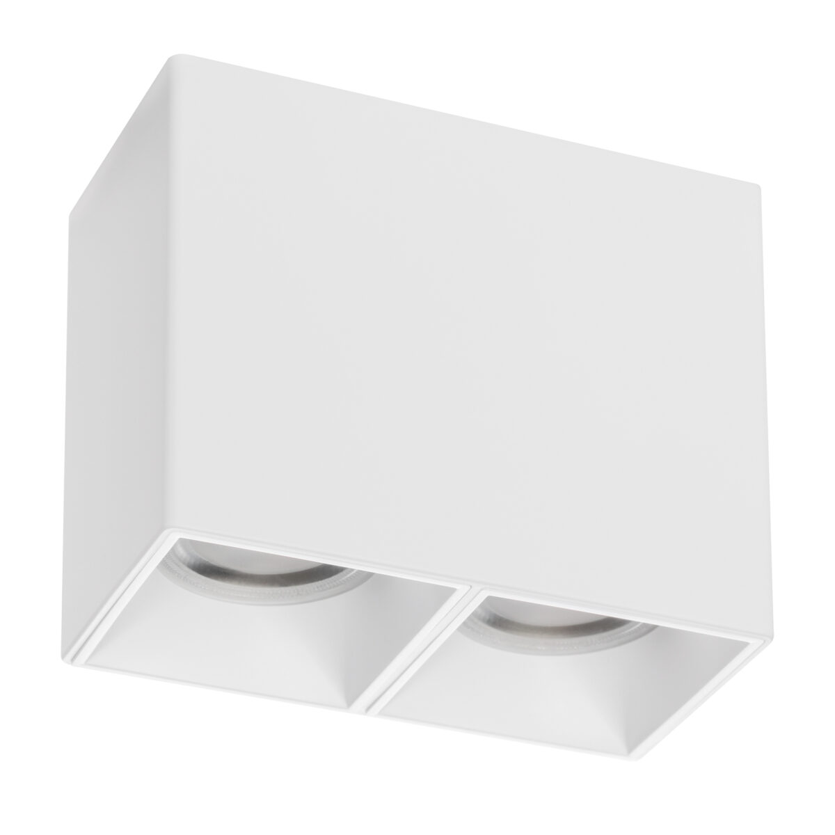 213366 Рамка (светильник) PVC д/LED-модулей 941хх и LED-ламп D50мм RULLO 2x QUAD БЕЛЫЙ — изображение 5