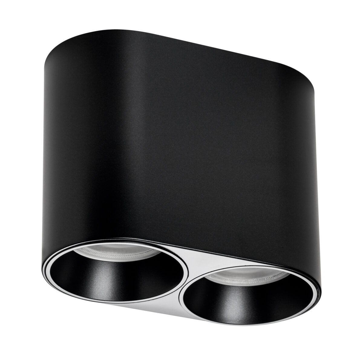 213467 Рамка (светильник) PVC д/LED-модулей 941хх и LED-ламп D50мм RULLO 2x ROUND ЧЕРНЫЙ — изображение 5