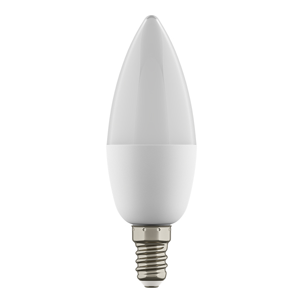 940502 ЛАМПА энергосберегающая LED 220V C35 E14 7W=65W 380LM 180G FR 3000K 20000H