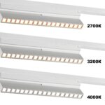 359738 PORT NT25 240 белый Светильник однофазный двухжильный трековый с переключ. цв. температуры IP20 LED 6W 180-265V 2700К/3200К/4000К EOS — изображение 4