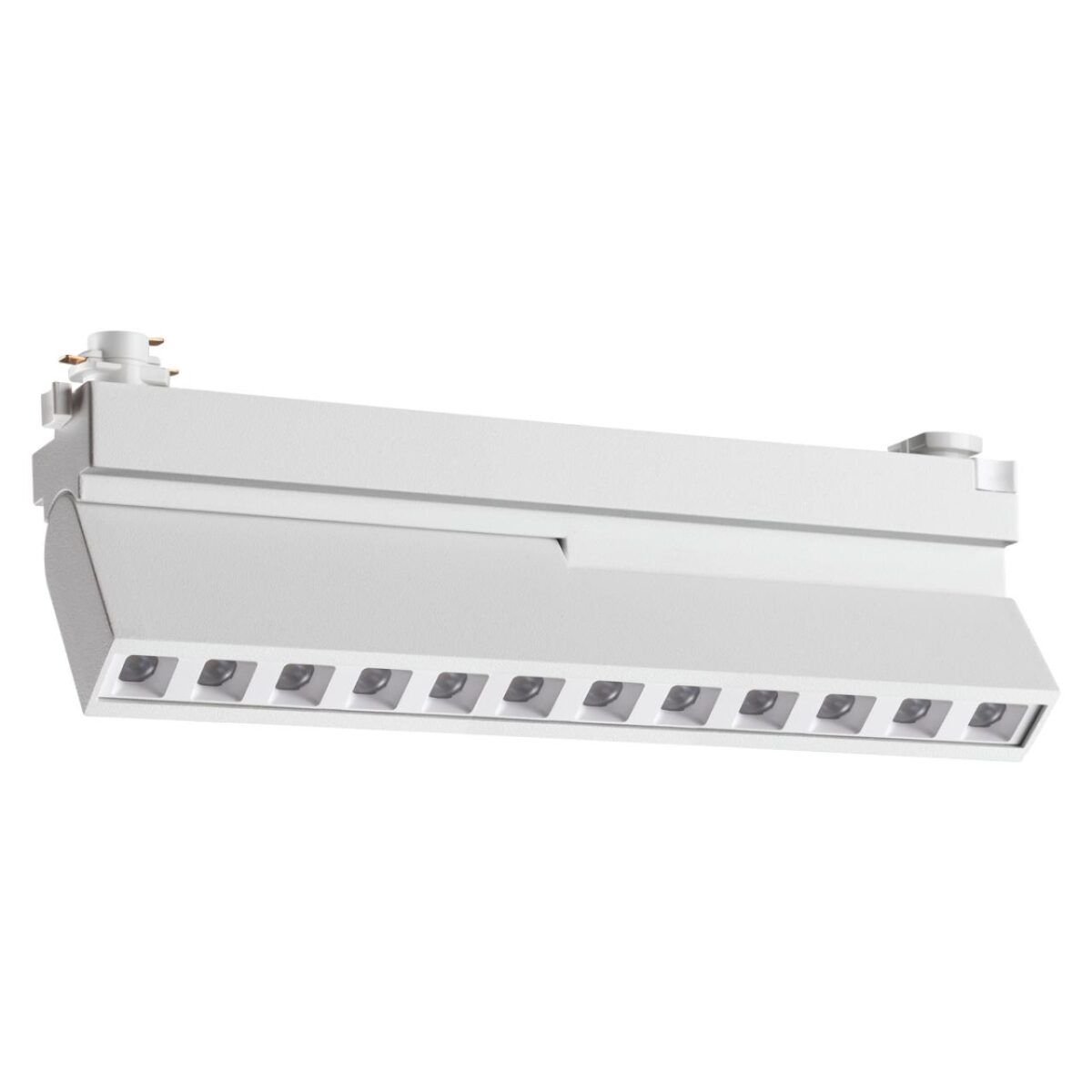 359745 PORT NT25 256 белый Светильник однофазный трехжильный трековый с переключ. цв. температуры IP20 LED 12W 180-265V 2700К/3200К/4000К EOS — изображение 5