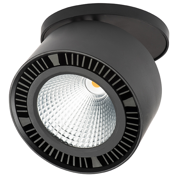 214847 Светильник FORTE INCA LED 40W 3400LM 30G ЧЕРНЫЙ 4000K
