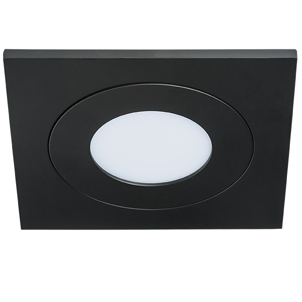 212188 Светильник LEDDY QUAD LED 3W 240LM ЧЕРНЫЙ 4000K