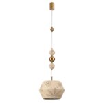 5444/1A PENDANT ODL_EX26 031 бежевый/античная бронза/металл/керамика Подвес E27 1*40W KARELIA