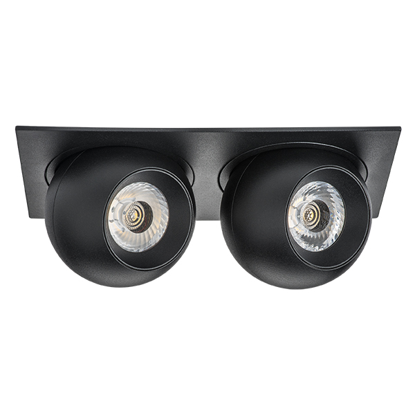 i5277272 Светильник INTERO LED 9W*2 850LM*2 24G ЧЕРНЫЙ 3000K (217527+217072+217072)