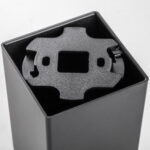 213337 Рамка (светильник) PVC д/LED-модулей 941хх и LED-ламп D50мм RULLO QUAD ЧЕРНЫЙ — изображение 2