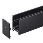 135317 PORT NT25 207 черный Заглушка торцевая для арт.135299-135303, 2шт IP20 VECTOR — изображение 3