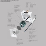 075246 Вставка квадратная поворотная STELLA BASE к 07505x/07507x с углом наклона 30G и вращением на 360G БЕЛЫЙ МАТОВЫЙ — изображение 3