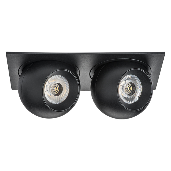i5277474 Светильник INTERO LED 9W*2 850LM*2 24G ЧЕРНЫЙ 4000K (217527+217074+217074)