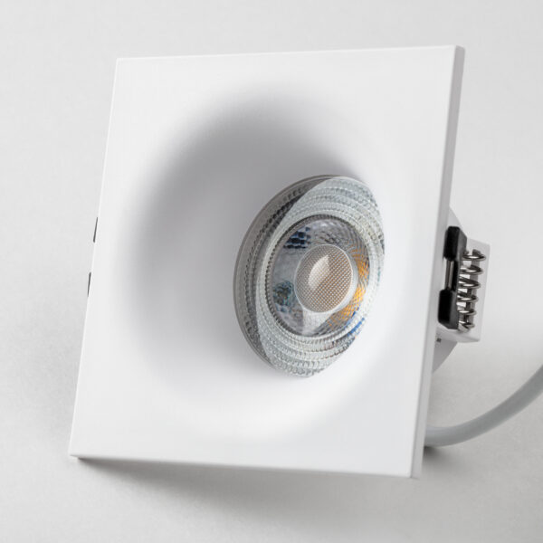 012136 Рамка (светильник) PVC д/LED-модулей 941хх и LED-ламп D50мм LEVIGO QUAD БЕЛЫЙ