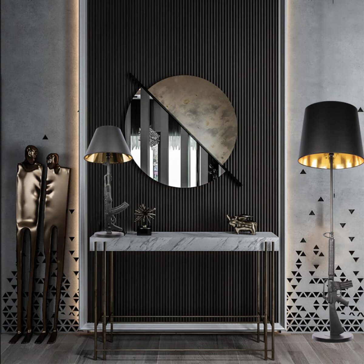 10136/F Dark grey Торшер LOFT IT Arsenal — изображение 6
