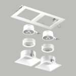 D5260606WMOD Светильник DOMINO QUADRO под LED модуль/лампу МR16 (214526+214506+214506+214006+214006) — изображение 2