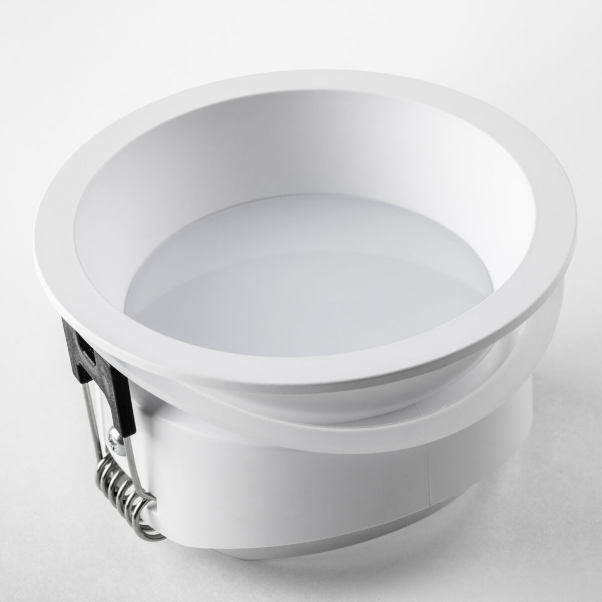012906 Рамка (светильник) PVC д/LED-модулей 941хх и LED-ламп D50мм PIANO ROUND БЕЛЫЙ IP65 — изображение 2